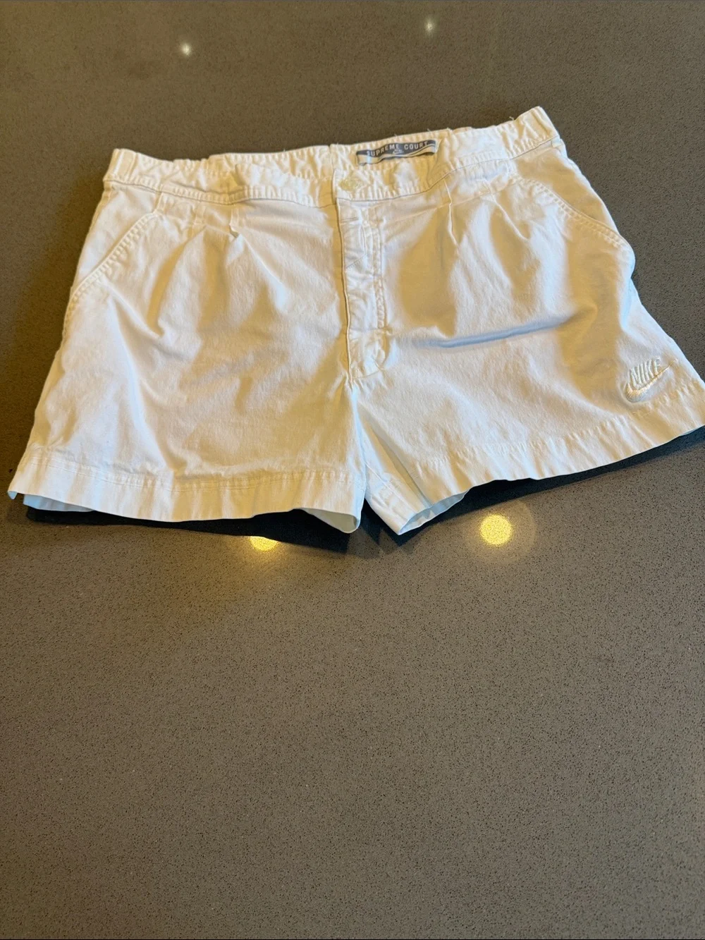 Vintage Nike White Men’s Nike Supreme Court Tennis Short Shorts Size 32 - Picture 1 of 14